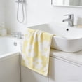 thumbnail image 7 of Floral Jacquard Bath Towel, Soft Absorbent Lint-Free Face & Body Towel, Quick Dry Durable Hand Towel for Men Women Bathroom Daily Use, 7 of 7