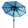 thumbnail image 4 of SAFAVIEH Athens 9' Market Double Top Crank Patio Umbrella, Baby Blue/White, 4 of 6