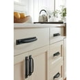 thumbnail image 2 of Amerock Maymont 5-1/16 inch (128mm) Center-to-Center Rectangle Matte Black Cabinet Pull Backplate, 2 of 7
