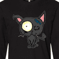 thumbnail image 4 of Inktastic Goth Animals Pets Black Cat Long Sleeve T-Shirt, 4 of 5
