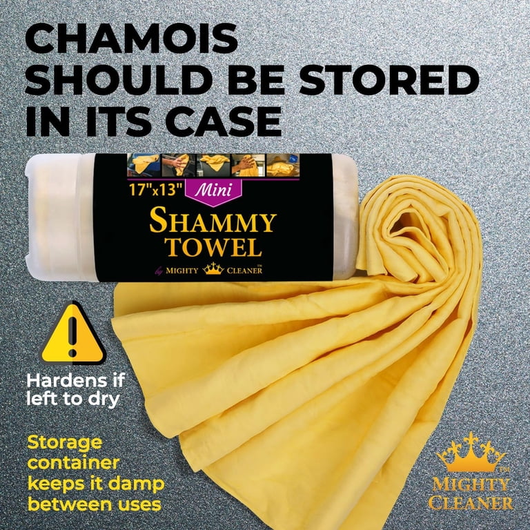 Mighty Cleaner Auto Wash Pack - Premium Chamois Car Drying Towel