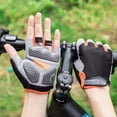 thumbnail image 2 of Men Cycling Bicycle Gloves Half Finger Gym Gloves Women Mitten Breathable Anti-slip Glove Fitness Sport Training Gloves, 2 of 7