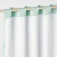 thumbnail image 5 of 42"W x 84"L Ruffle Kids' Blackout Window Curtain Panel Mint Green, 5 of 5