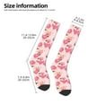thumbnail image 2 of Naloa Summer Flamingo Thigh High Socks Extra Long Stretchy Sock Women Over Knee High Opaque Stocking Daily Wear, 2 of 6