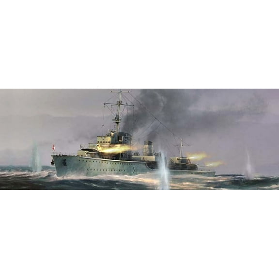 1/700 German Zerstorer Z21 Destroyer 1940 (D)