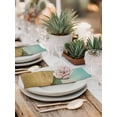 thumbnail image 6 of Hokiten Kitchen Dinner Napkins Set of 4 Turquoise Sky Hills Cloth Napkins Reusable Washable Table Napkins for Weddings Cocktail Parties Holiday Table Decor 20x20 Inch, 6 of 8