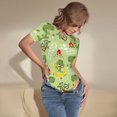 thumbnail image 5 of Naloa Cute Dinosaurs Cartoon Women's Short-Sleeved Onesie, One-Piece Swimsuit for Parties, dates, clubs - XX-Large, 5 of 9