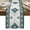 Bronze, variant on Table Runner Dresser Scarves 36 Inch Long,Aztec Blue Geometric Abstract Linen Dining Table Runners
