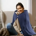 thumbnail image 3 of JWshufel USB Heated Blanket Shawl Portable Adjustable Temperature Control Low Energy Overheat Protection for Winter Cold Home Office Travel Gift Ideas Warm Cozy, 3 of 5
