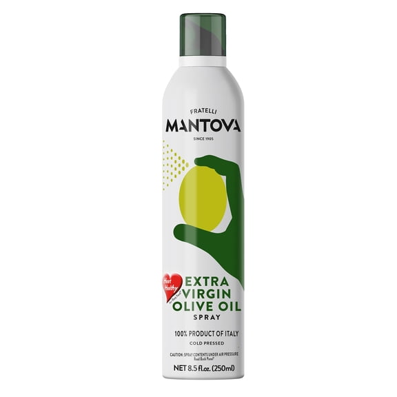 Mantova - Flavorful Extra Virgin Olive Oil Spray for Cooking and Salads - 8.5 OZ, Case of 6
