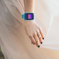 thumbnail image 5 of FRCOLOR smartwatch bands Simple PET Watch Band Solid Color Bracelet Replacement Wristband Smartwatch Strap Compatible for Gear S R750 (Light Blue),9.06"X1.18"X0.12", 5 of 5
