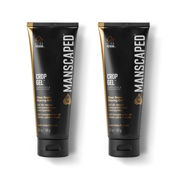 Gel de Afeitar MANSCAPED Crop Gel Transparente 100 ml Paquete de 2