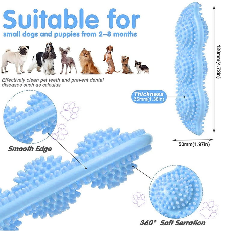 2 8 Months Puppy Teething Chew Toys Interactive Puppies Biting Toy