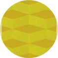 thumbnail image 1 of Ahgly Company Indoor Round Patterned Bee Yellow Area Rugs, 6' Round, 1 of 6