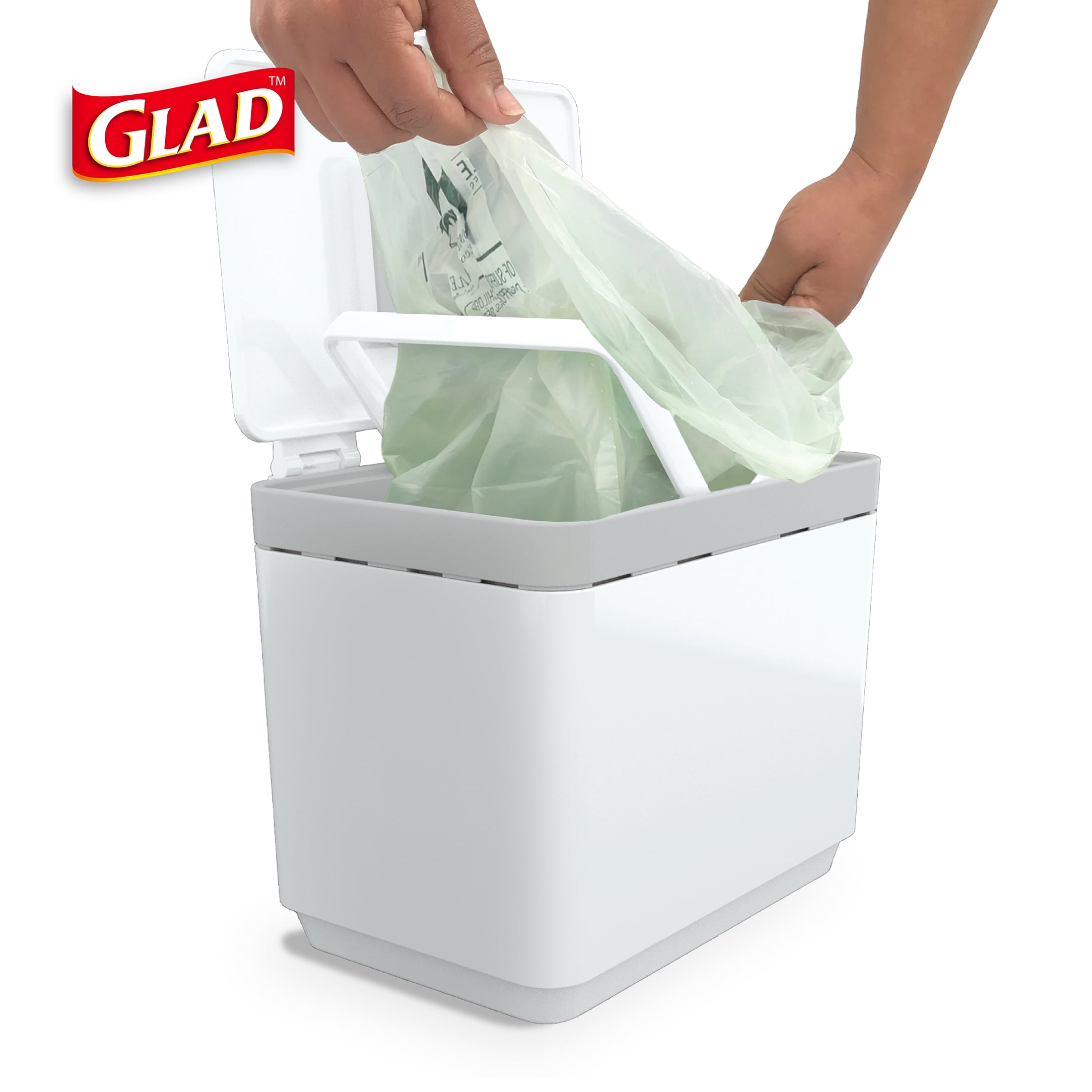 Glad 1.5 Gallon Countertop Compost Bin - Gray