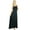Black, variant on Bimba Women Long Dress Rayon Black Maxi Gown Bohemian Casual Clothing