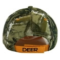 thumbnail image 3 of Deer Silhouette Men's Adjustable Camouflage Baseball Cap (Orange), 3 of 3