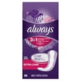 thumbnail image 3 of Always Xtra Protection 3 en 1 Protège-Dessous Quotidiens pour Femmes, Extra Long, Parfumés 36 Unités, 3 of 12