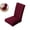 Wine, variant on Chair Cover, Dining Room Chair Cover, Stretch Removable Washable Dining Chair Seat Cover for Home, Kitchen & Banquet(Khaki)