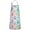 Rainbow Princess Flower, variant on Rainbow Princess Flower Pattern Apron-Garden Aprons for Women with Pockets-Cotton Linen Waterproof Kitchen Cooking Gardening Aprons Adjustable for Kitchen,Cooking,BBQ and Salon 33x27 Inch