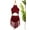 Burgundy, variant on Yartina Big Girl's Camisole Lyrical Dance Dress Ballet Gymnastics Skirted Leotard Latin Jazz Modern Burgundy 6
