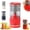 Red, variant on Electric Citrus Juicer, Stainless Steel Automatic Squeezer, One-Click Hands-Free Machine for Orange Lemon Lime, Easy to Clean