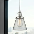 thumbnail image 4 of Innovations Lighting 201C-BAB-G61 Small Cone 6" Wide Mini Pendant - MultiColor, 4 of 7