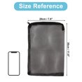 thumbnail image 3 of Bolsas de malla fina para filtros de acuario Unique Bargains, bolsas de malla con cremallera para filtro de carbón activado y resina, negro 11.8 x 7.8 pulgadas, 3 of 6