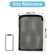 thumbnail image 3 of Bolsas de malla fina para filtros de acuario Unique Bargains, bolsas de malla con cremallera para filtro de carbón activado y resina, negro 11.8 x 7.8 pulgadas, 3 of 6