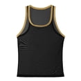 thumbnail image 4 of Conairie Mens Tank Tops Workout Solid Color Slim Gym Muscle Sleeveless Shirts Breathable Running Athletic Vest Black M, 4 of 5