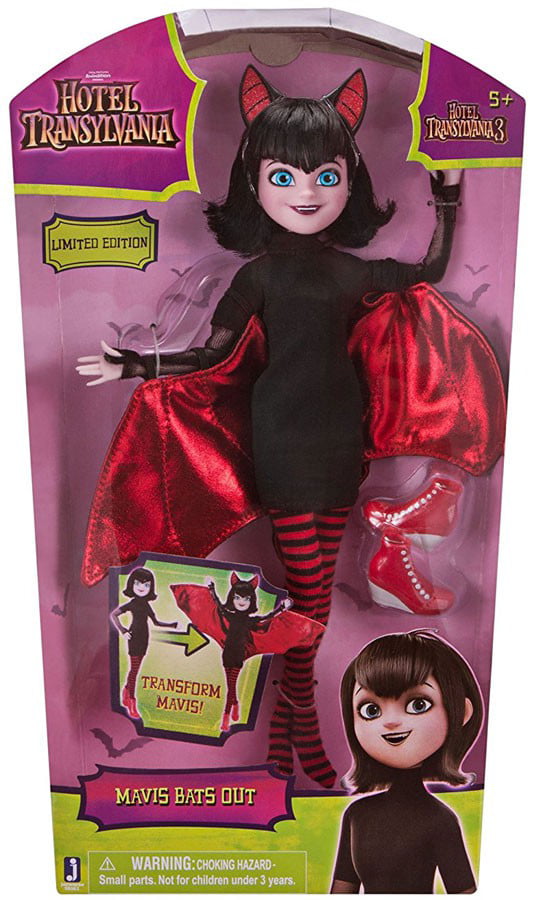 Hotel Transylvania 3 Fashion Doll 10.5" Transforming Mavis Bats Out Doll Xmas 