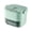 🥝 Green_New#1218, variant on Ice Cube Tray With Storage Box 52 Grid Ice Maker Bin Large Capacity Drawer Style Odor Proof Lid Handle Portable Food Grade Fridge Freezer Box + Shovel