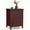 Espresso, variant on Giantex Wooden End Table w/Shelf, 2-Tier Storage Bedside Sofa Table w/Solid Structure, Coffee Table Nightstand