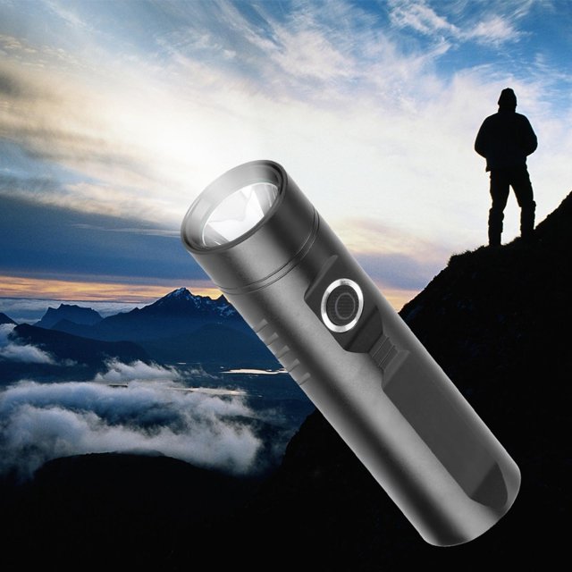 Linterna impermeable, mini linterna LED Antorcha de luz fuerte resistente al agua Diseño fácil de usar Jadeshay A