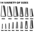 thumbnail image 4 of 14 Pcs Applicateur de Buse de Calfeutrage en Acier Inoxydable Outil de Finition Shenzhuyue, 4 of 10