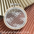 thumbnail image 5 of 20 Pieces 3 Inch Bamboo Embroidery Hoops Round Wooden Circle Hoop Round Ring For Art Craft Handy Sewing, 5 of 8