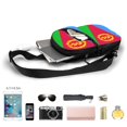 thumbnail image 5 of Sling Crossbody Backpack Eritrea Flag Collapsible Chest Shoulder Cross Body Bag Daypack for Women Men, 5 of 7