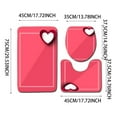 Toilet Seat Cover And Mat Bathroom Padded Floor Mat Non Bath Mats for
