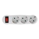 thumbnail image 2 of Enchufe de conversión de tipo europeo 16a de 1 a 3 vías, enchufe adaptador de corriente estándar Eu Feliz Sencillez, 2 of 4