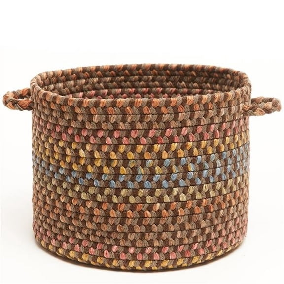 Rhody Rug WO31B010X008 10 x 8 in. Woodstock Basket, Hickory & Multi Color