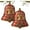 Red/Gold, variant on USA 250th Anniversary Bell Ornament - Red & Gold Commemorative Hanging Decor, Elegant Doorbell for Patriotic Holidays, Christmas Tree, Collectors Gift，Enamel Crafted Detailing(1pcs)