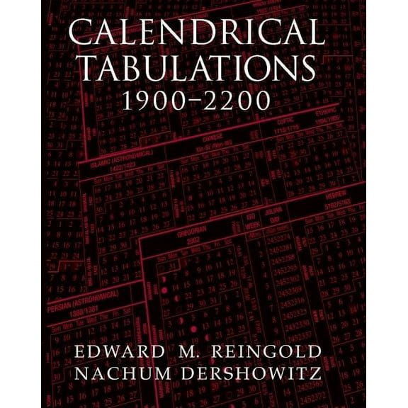 Calendrical Tabulations, 1900-2200, (Hardcover)