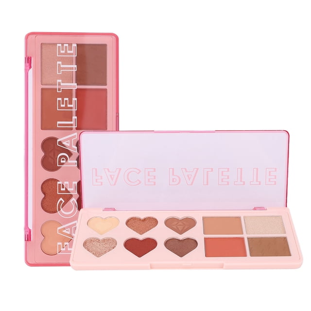 Cosmetic Palette, Practical Convenient Makeup Palette Soft and Light Powder 10 Colors for Girls for Makeup #3