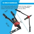 thumbnail image 6 of iMeshbean 16" Rivet Gun Kit Auto Pumping Rod Riveter Thread Setting Tool, With 11 Mandrels & 110 Nuts, 6 of 16