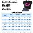 thumbnail image 4 of NAMTYQX Cute Shirts for Women Bedruckt Oversize Loose Fit Classic Print Short Sleeve Soft Light Round Neck Womens Tops Royal Blue Size 2XL, 4 of 4