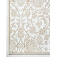 thumbnail image 6 of Unique Loom Rushmore Collection Area Rug - Taft (3' x 9' 10" Runner Snow White/Beige), 6 of 8