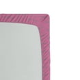 thumbnail image 2 of Ambesonne Pink Fitted Sheet, Detailed Flower Leaves, Full Size, Pink Grey, 2 of 2