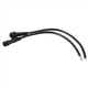 thumbnail image 3 of 12X Macho Hembra Enchufe 2 Pines LED Impermeable Cable Conector Negro, 3 of 9