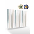 thumbnail image 2 of Teal Beige Brown Wall Art for Living Room,Canvas Picture Wall Decor for Bathroom Bedroom,Modern Oil Painting Striped Abstract Art Painting Artwork for Office Kitchen Hallway Dining Room Decor 16"x20", 2 of 8