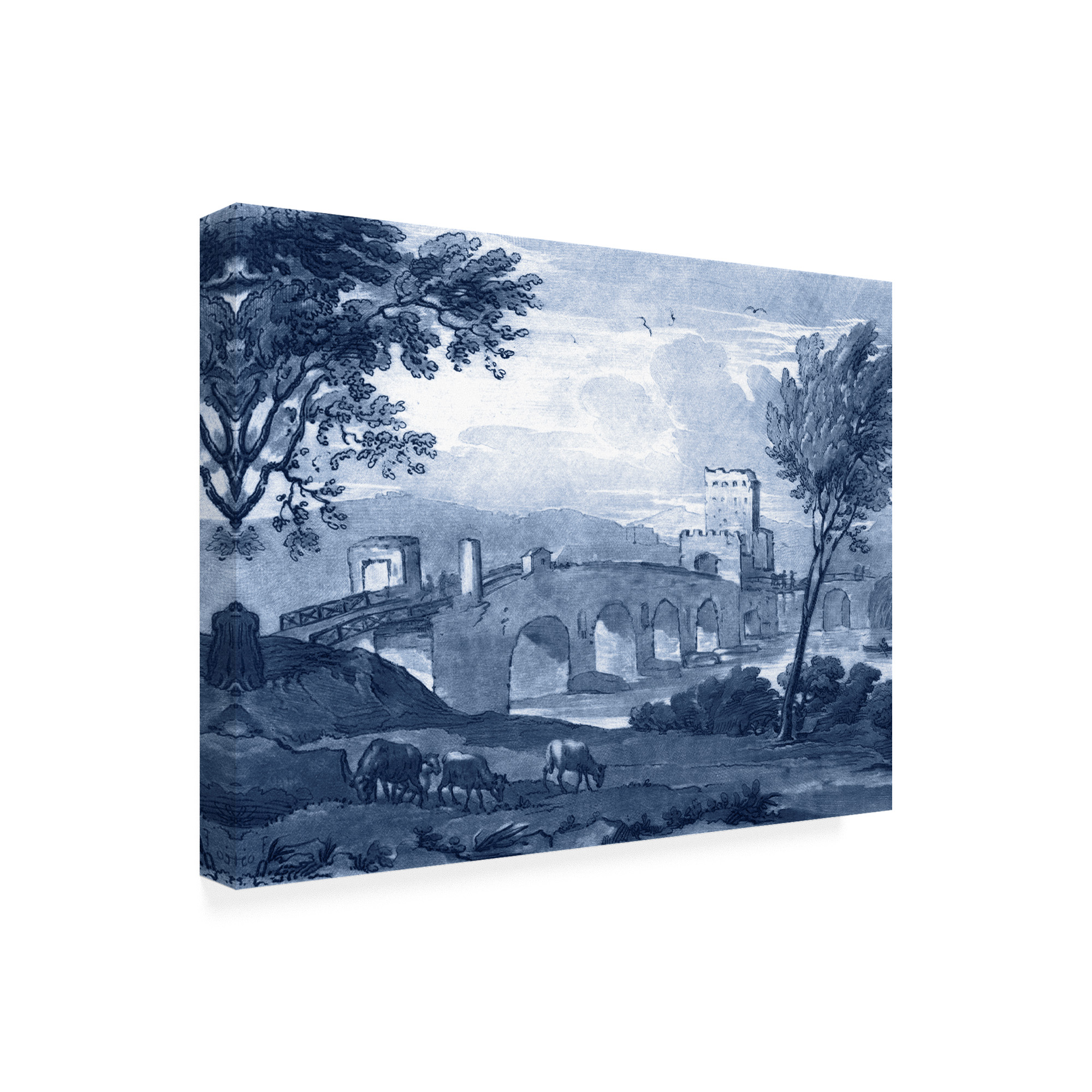 Trademark Fine Art 'UA CH Pastoral Toile III' Canvas Art by Claude Lorrain